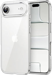 JETech Case for iPhone Air, Non-Yellowing Shockproof Phone Bumper Cover, Anti-Scratch Clear Back, 6.5-Inch Display (Clear) - Clear
