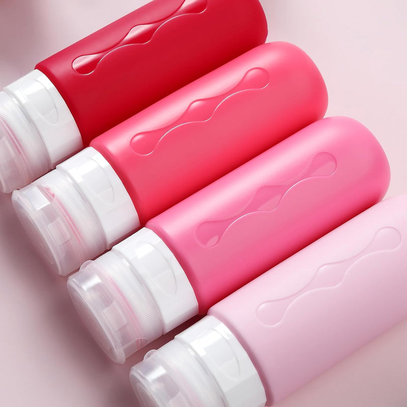 Gemice Bottles for Toiletries Tsa Approved Travel Size Containers BPA Free Leak Proof Refillable Liquid Travel Accessories for Cometic Shampoo and Lotion Soap