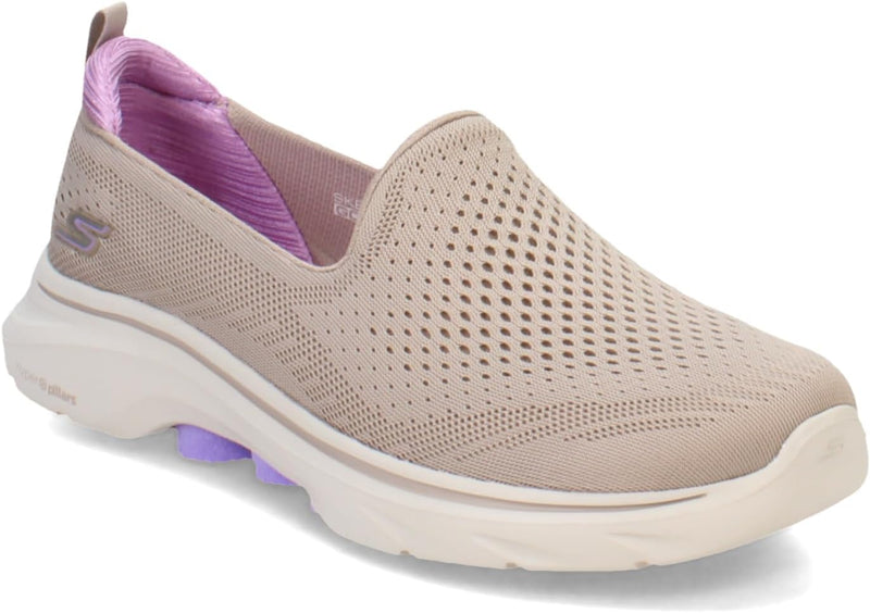 Go Walk 7 Vina womens Sneaker - TAUPE LAVENDER
