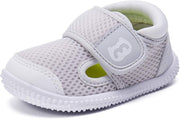 Baby Shoes Boy Girl Infant Sneakers Non-Slip First Walkers 6 9 12 18 24 Months - 4-grey