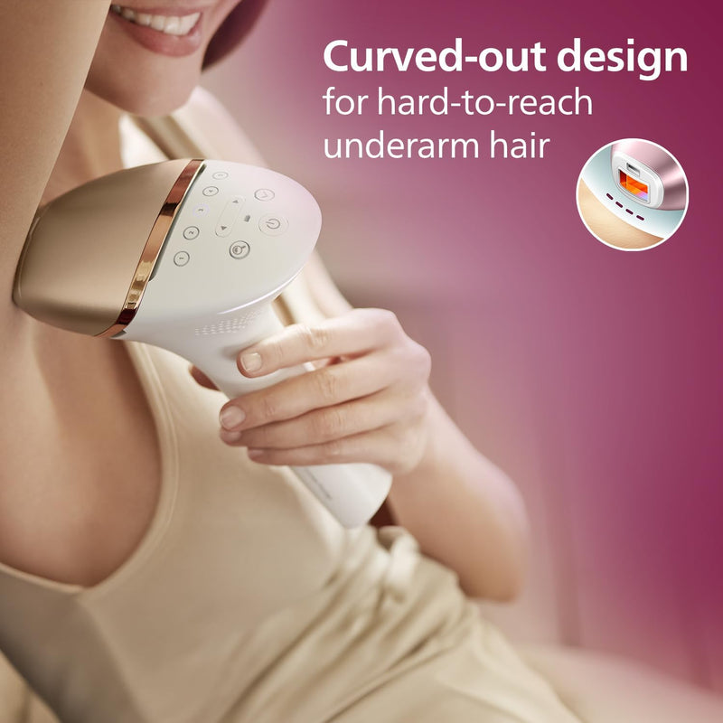 Lumea IPL Epilator with 3 attachments for Face, Body, and Precision Areas (Underarm & Bikini) Cordless, Model: BRI955/60