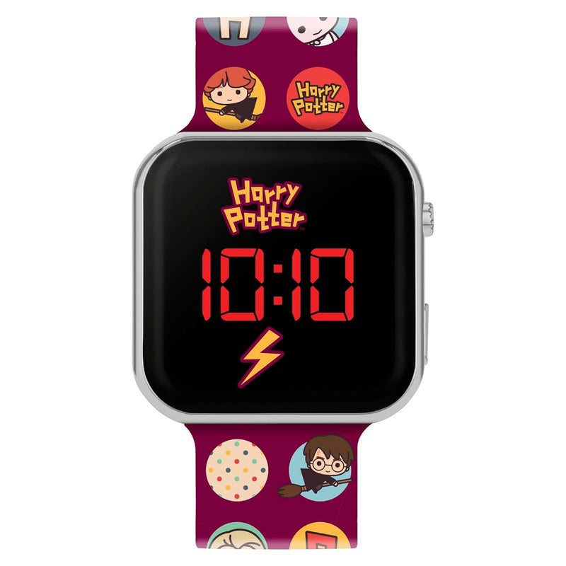 ACCUTIME Disney Harry Potter Kids LED Digital Watch with Printed Character Silicone Strap,HP4155
