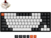 K2 Wireless Bluetooth/USB Wired Mechanical Gaming Keyboard, Hot-swappable 75% Layout 84 Keys RGB LED, Aluminum Frame for Mac Windows, Gateron G Pro Brown Switch, Version 2 - Gateron Brown Switch