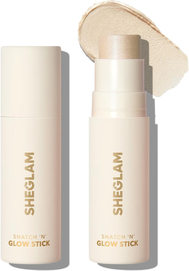 Snatch 'n' Glow Stick - Cream Highlighter Makeup Stick Long Wear Brightening Non-Caking Highlighter Face Makeup (Vanilla Frost) - Vanilla Frost