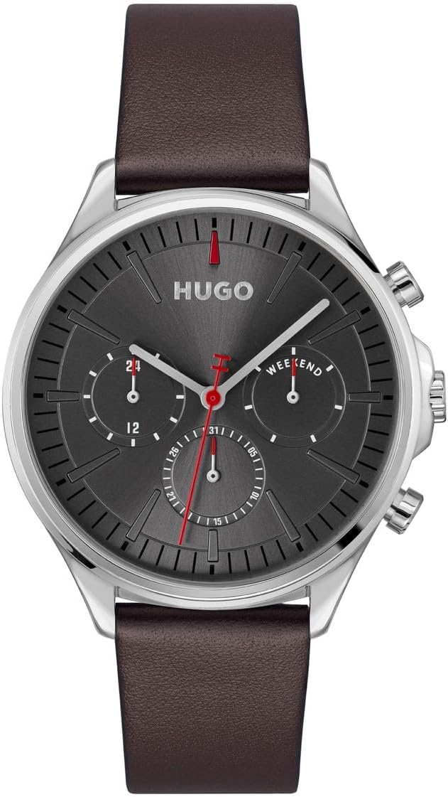 Hugo SMASH MULTI Men Watch, Analog - BLACK / BLACK