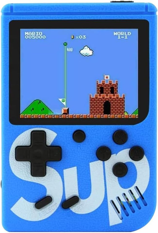 YU WELL 400 in 1 SUP GAMEBOX Classic Retro Gaming Console (Single Player, Red) - Single Player Blue