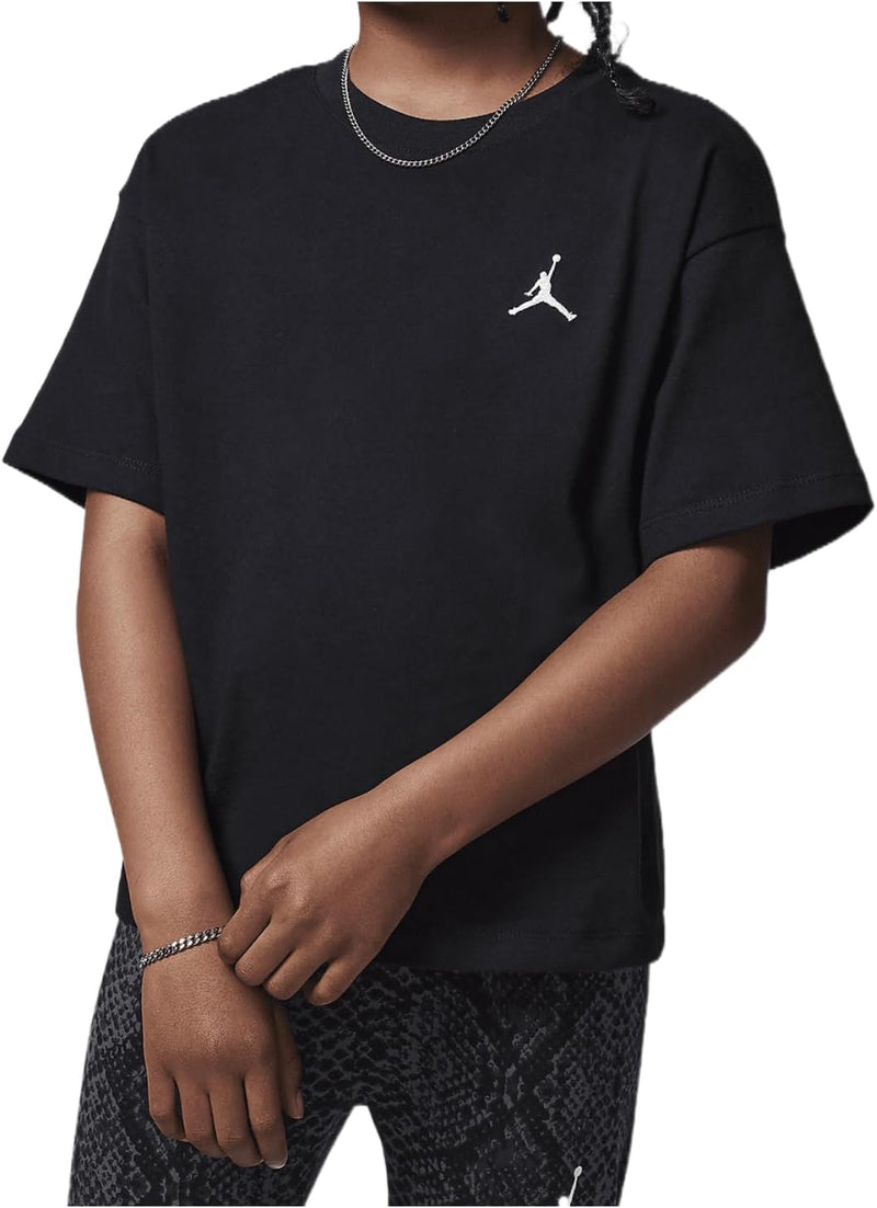 Unisex Kids Jordan Brooklyn Essentials TEES AND T-SHIRTS (pack of 1) - BLACK