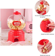 Xspring Candy Vending Machine, Gumball Machine with Easy Twist-Off Refill, Mini Candy Dispenser with Twist the Button, Vending Machine Can be Used as Filled with Candy, Piggy Bank and More