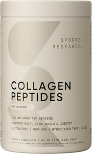 Grass-Fed, Certified Paleo Friendly, Non-GMO and Gluten-Free Unflavored Collagen Peptides Powder (16 oz) pack may vary
