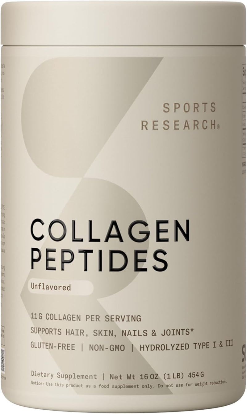 Grass-Fed, Certified Paleo Friendly, Non-GMO and Gluten-Free Unflavored Collagen Peptides Powder (16 oz) pack may vary