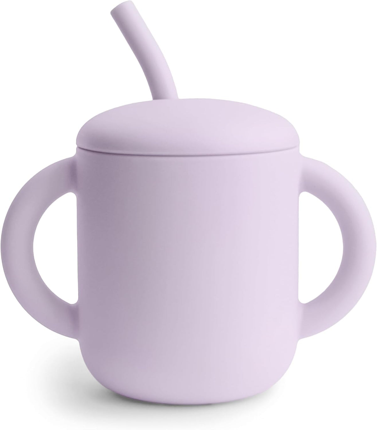 Silicone Training Cup + Straw Blush – image 4