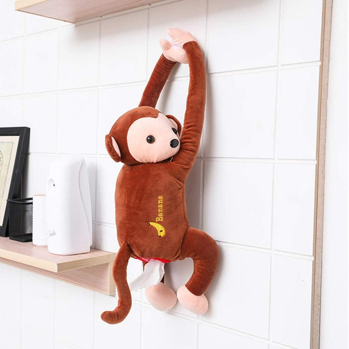 Sulfar Sumeier Tissue Box, Creative Animals Design Car Tissue Holder Back Hanging Tissue Box Covers Napkin Paper Towel Box Holder Case Paper Towel Holder For Car Home Use Bathroom Accessories
