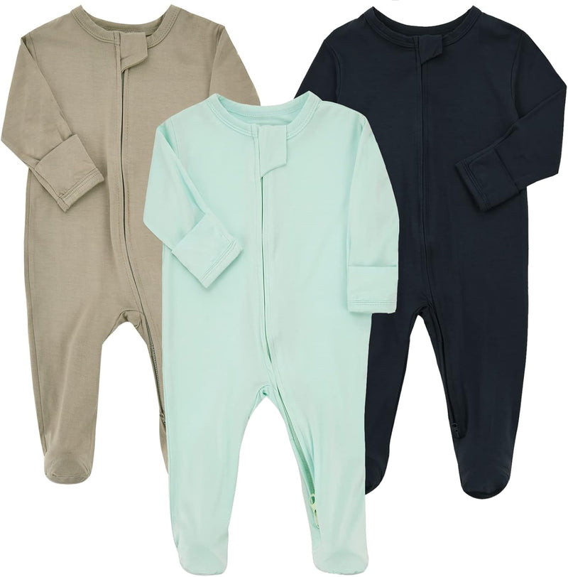 Aablexema Unisex Baby Baby Footie Pjs baby footie pjs