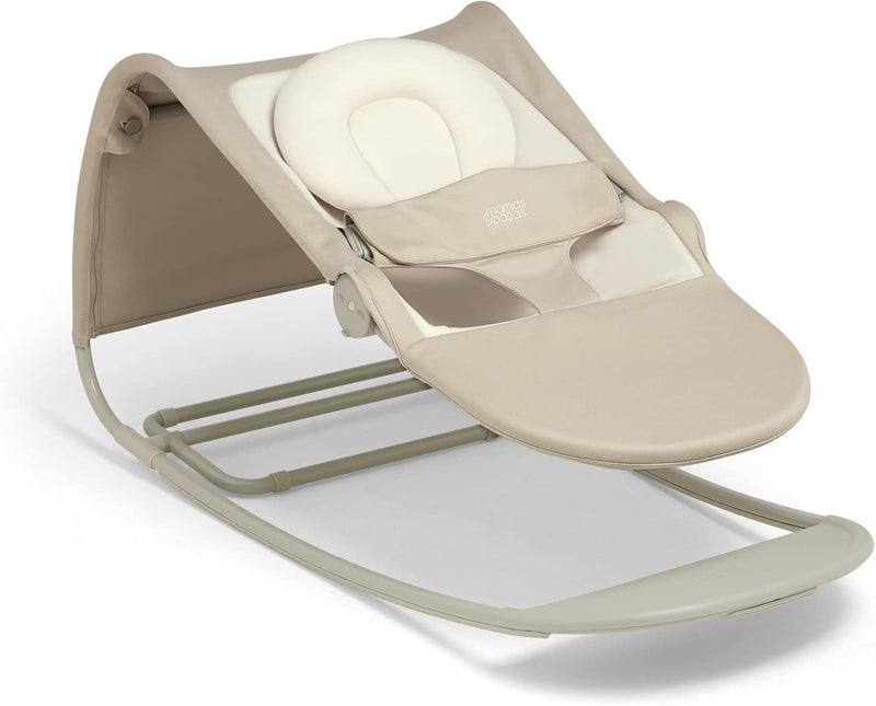 Mamas & Papas Tempo 3-in-1 Rocker/Bouncer, Lightweight, 3-Point Harness and Easily Removable Magnetic Toy Bar, Blush