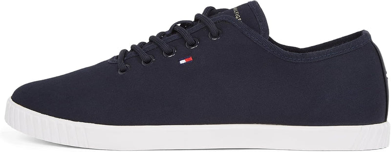 CANVAS LACE UP SNEAKER womens Sneakers - Space Blue