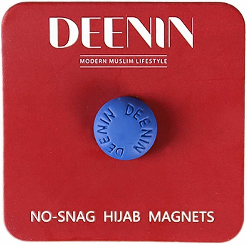 DEENIN No-Snag Premium Hijab Magnets, Multi-Use, Strong, and Chic | Hijab Magnets, Refrigerator Magnets, Clothing Magnets (Pack of 6), Metal, no gemstone