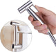 2 Pcs Handheld Bidet Sprayer, Stainless Steel Brushed Nickel Sprayer Toilet Bathroom Shower Head (Style2)