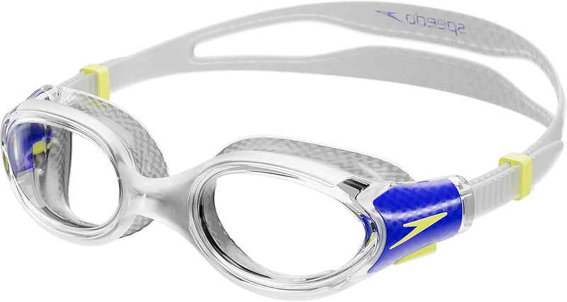 Speedo kids Biofuse 2.0 Junior Goggles (pack of 1) - ONESZ Clear/True Cobalt/Lemon Drizzle