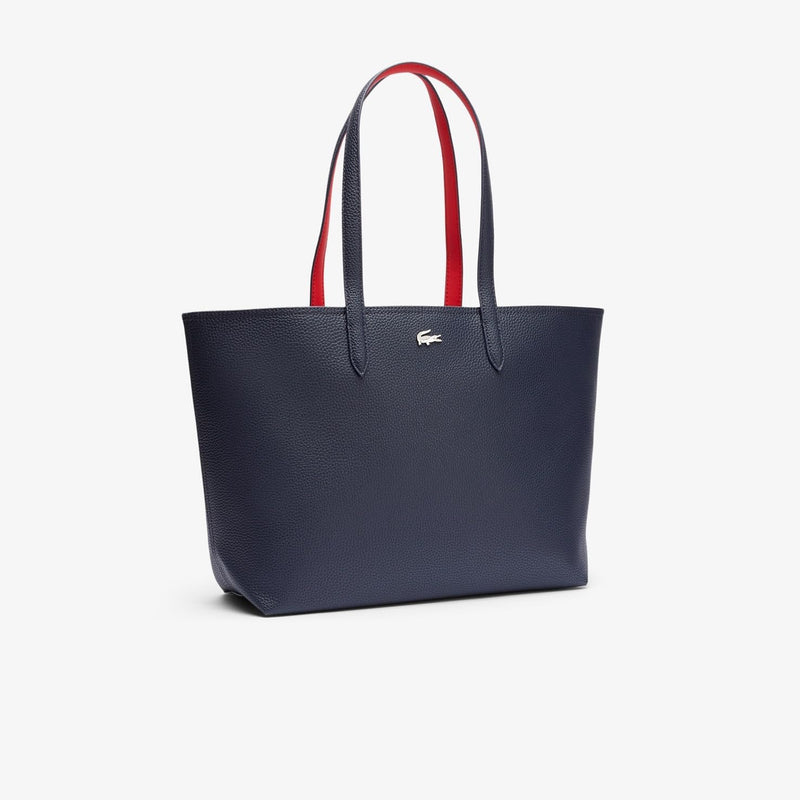 Anna Zipped Tote Bag for Women, Marine 166 Rouge 240