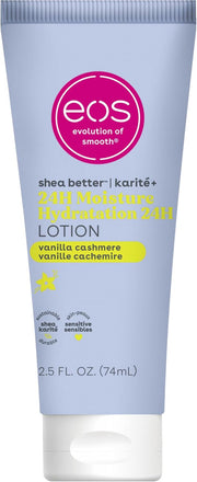 24H Moisture Travel Body Lotion- Vanilla Cashmere, Travel Size Essential, Toiletries, Mini Body Lotion For Dry Skin, 2.5 fl oz - Vanilla Cashmere 75 ml (Pack of 1)