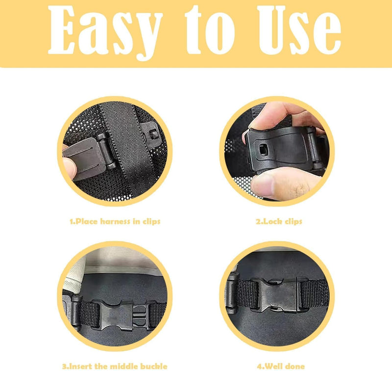 Clips for Portable Child Safety Seat & Baby Stroller, Clips for Car Seat Baby (2, standart)