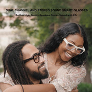 OhO sunshine Smart Glasses Unisex,Polarized Sunglasses with Bluetooth Speaker,Athletic/Outdoor UV Protection and Voice Control