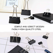 Binder Clips Kit 145Pcs Long Tail Clamp Set for Desk Organizer Accessories Binder Clips Office Stationery Supplies