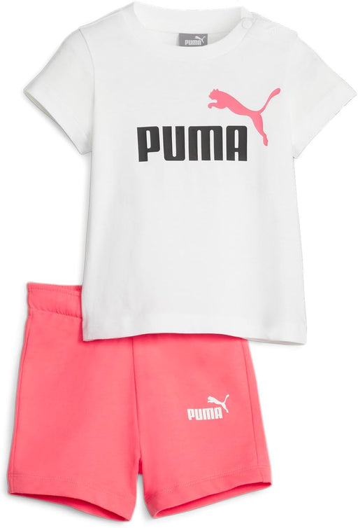 unisex-child Minicats Tee & Shorts Set Track Suit - Electric Blush