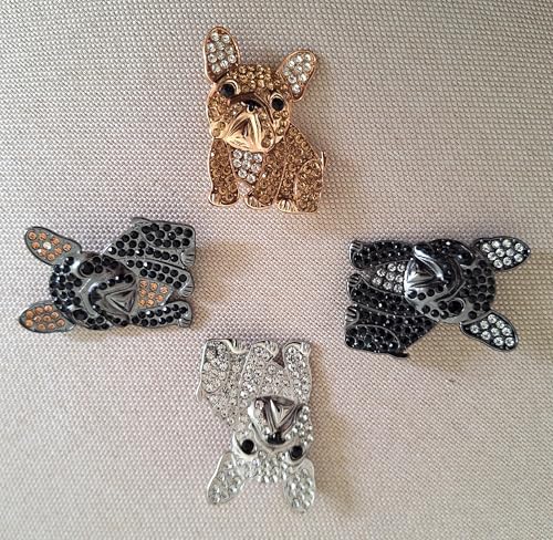 French Bulldog Brooch, Dog Pin, Frenchie Brooch, Crystal Animal Brooch, Fashionable Dog Brooch, Brooch For Women, Girl, Men, Frenchie Lovers Gift, Frenchie Accessories, Gift For Frenchie Parents