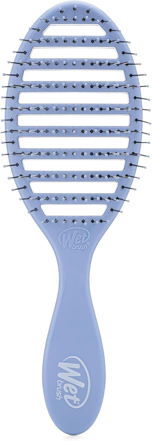 Wet Brush Speed Dry Hair Brush - Color Wash, Watermark - Vented Design and Ultra Soft HeatFlex Bristles Are Blow Dry Safe With Ergonomic Handle Manages Tangle and Uncontrollable Hair - Pain-Free
