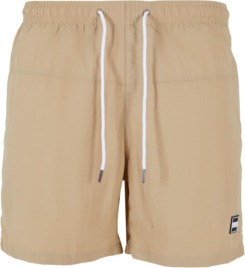 Men Block Swim Shorts Swim Trunks (pack of 1) - Unionbeige