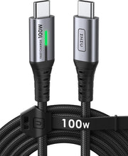 INIU USB C Cable, 2M 100W PD Super Fast Charging USB C to Type-C Cable, Braided USBC Phone Charger Cable for iPhone 17 16 15 Pro Max Samsung S25 S24 Ultra iPad Air MacBook Xiaomi etc - 2M