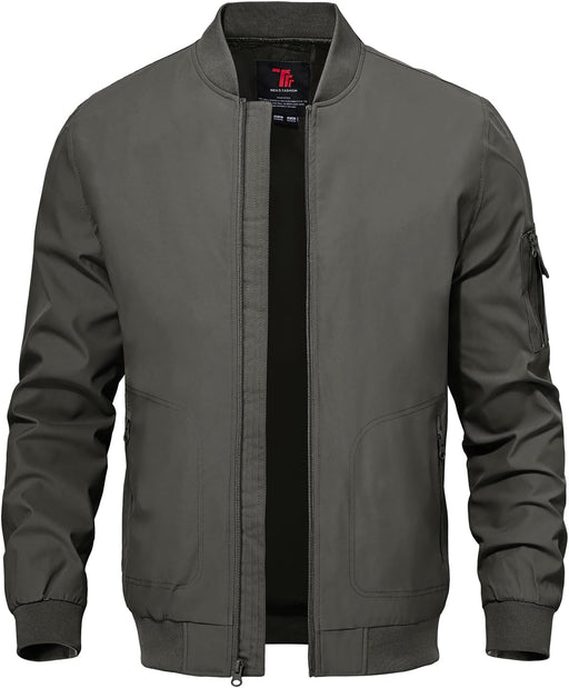 Men's Lightweight Windbreaker Jacket, Outdoor Fashion Golf Coat - A1-charcoal Grey