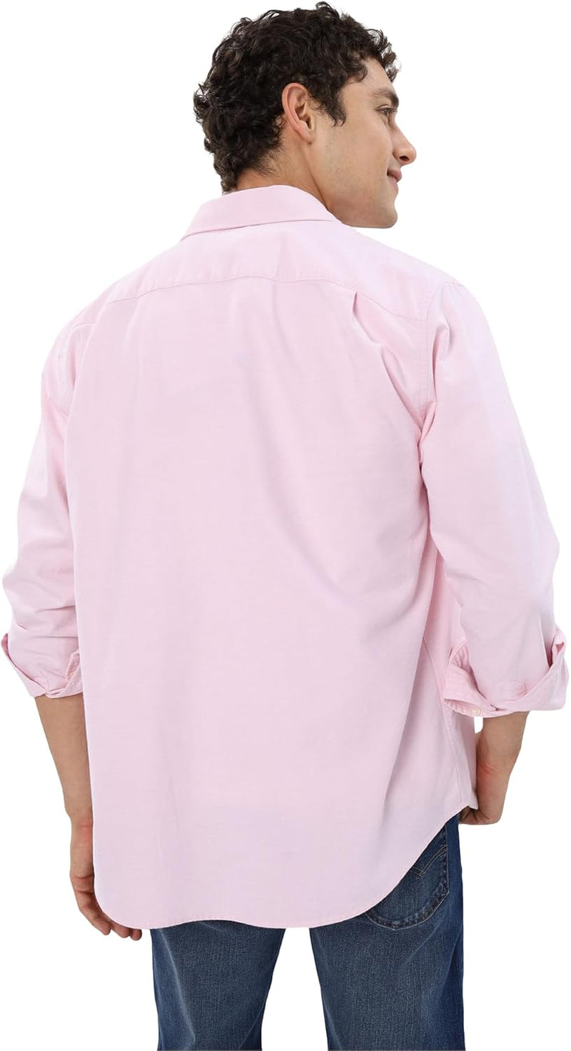 American Eagle Mens AE Everyday Oxford Button-Up Shirt Classic