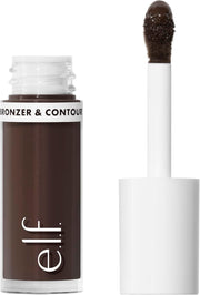 e.l.f. Camo Liquid Bronzer & Contour, Silky Highly Pigmented Formula, Creates a Long-Lasting Bronzed Glow & Natural Look, Vegan & Cruelty-Free, 4 Light/Medium - 10.5 Rich 3.84 ml (Pack of 1)