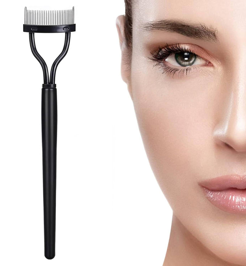 MOMENT Eyelash comb - Eyelash Separator Tool Metal Teeth lash Comb - Eye lash comb Separator Tool