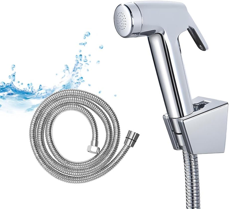 Handheld Bidet Sprayer,Uoexziyi Washing Toilet Sprayer Baby Cloth Diaper Bathroom Sprayer Toilet Water Spray with 1.2 Meters Hose for Pet, Baby and Personal Cleaning