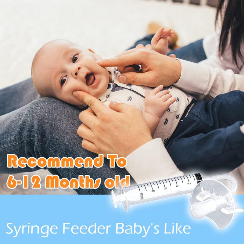 Elfzone Baby Medicine Dispenser Kit - 3PCS - Silicone Infant Medicine Syringe Pacifier Dropper, Toddler Feeding Pacifiers Dispensers Products for Babies Newborn Essentials Must Haves Medical Kits