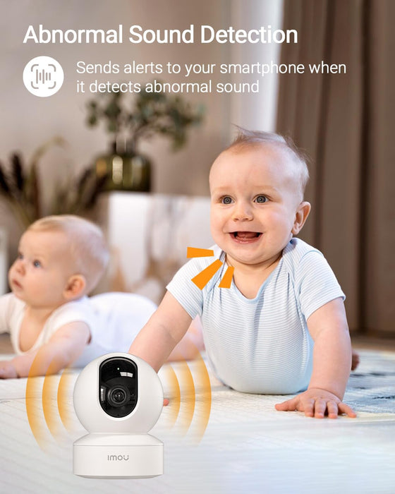 Imou 2K Camera for Home Wifi Cameras Security Camera 360° Indoor Cameras Ultra-Clear Surveillance Camera Human Detection, Abnormal Sound for Baby Monitor Night Vision, Smart Tracking(DK2 2K)