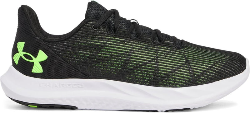 Ua Charged Speed Swift mens Sneaker - (005) Black/Black/Hyper Green