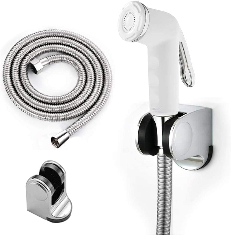 Rubik Shattaf for Toilet Stainless Steel Explosion-Proof Encryption Hose, Handheld Bidet Sprayer for Toilet, Muslim Shower Set (1.5 Meter Pipe)