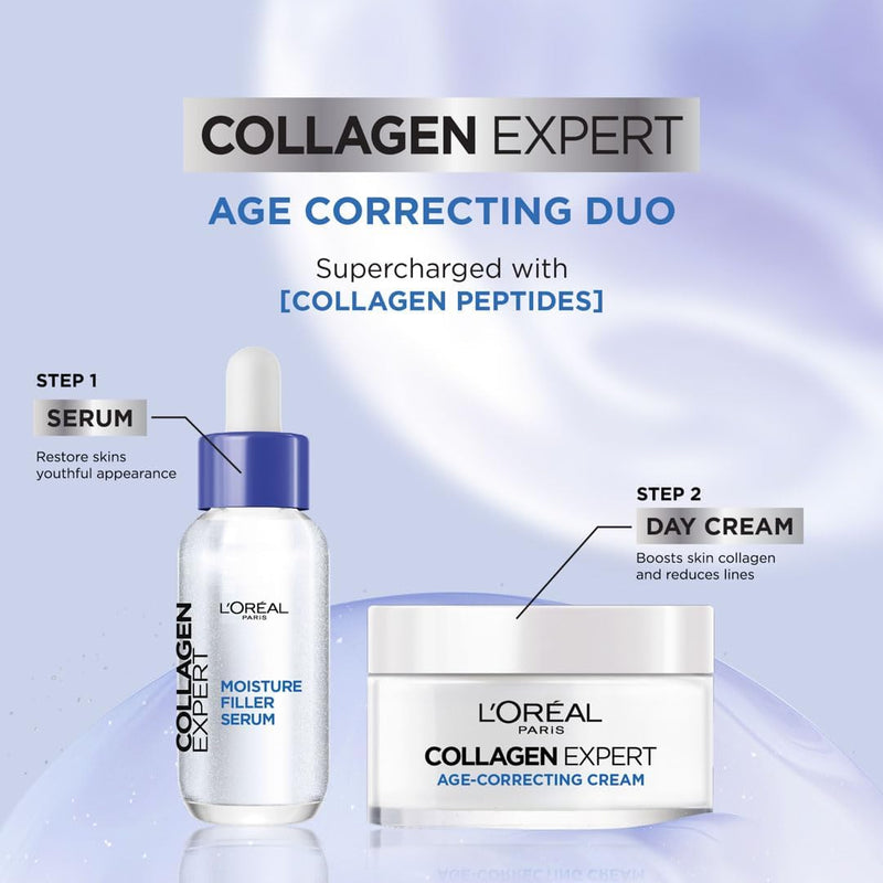 LOréal Paris Collagen Expert Anti-Aging & Firming Cream with Collagen + Peptides - 50 ml