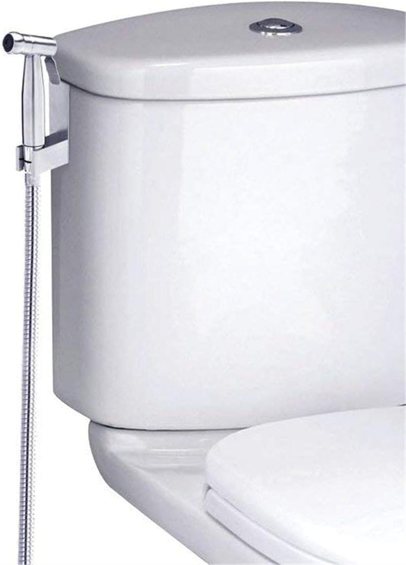 Handheld Bidet Toilet Sprayer Set for Self Cleaning Shattaf, Stainless Steel, 3 Piece Set