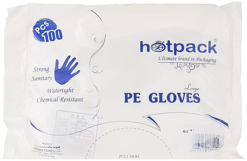 Hotpack Disposable Gloves - 100 Pieces