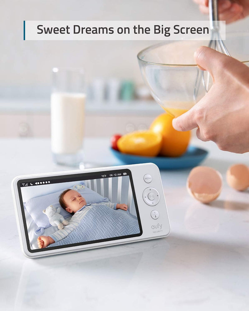 eufy Security Space View Baby Monitor B2C - UK GrayWhite - T83002D3