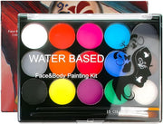 Face Painting Kit for Kids, Non-Toxic, Washable, Hypoallergenic Makeup Kit with 15 Colors for Halloween, Parties & Celebrations