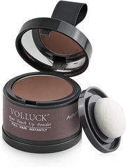 Root Touch Up Hair Powder Root Cover Up Hairline Shadow Powder Stick, Root Touch Up Dark Brown for Thinning Hair for Women and Men, Bald Spots, Eyebrows, Beard Line, Dark-Brown, Pack Of 1 - Auburn 3.97 g (Pack of 1)