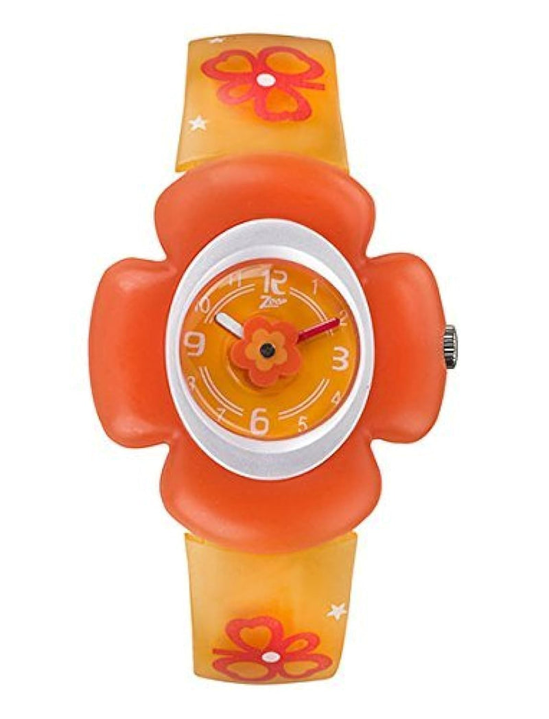Titan Plastic Zoop 4008Pp02 Kid's Analog Watch - Nkc4008Pp02W / Nkc4008Pp02W, Orange