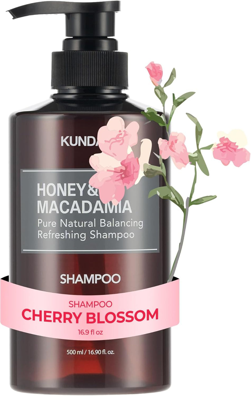 Honey & Macadamia, Shampoo, Cherry Blossom, 16.90 fl oz (500 ml) - Cherry Blossom