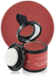 Root Touch Up Hair Powder Root Cover Up Hairline Shadow Powder Stick, Root Touch Up Dark Brown for Thinning Hair for Women and Men, Bald Spots, Eyebrows, Beard Line, Dark-Brown, Pack Of 1 - Red 9.92 g (Pack of 1)